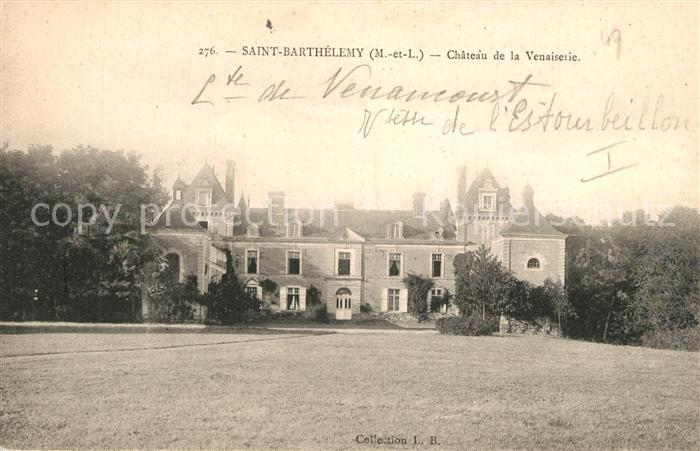 Saint-Barthelemy-d Anjou Chateau de la Venaiserie