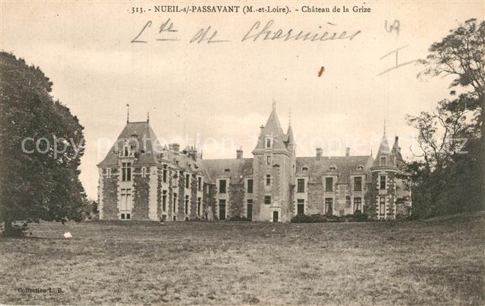 Nueil-sous-Passavant Chateau de la Grize Schloss