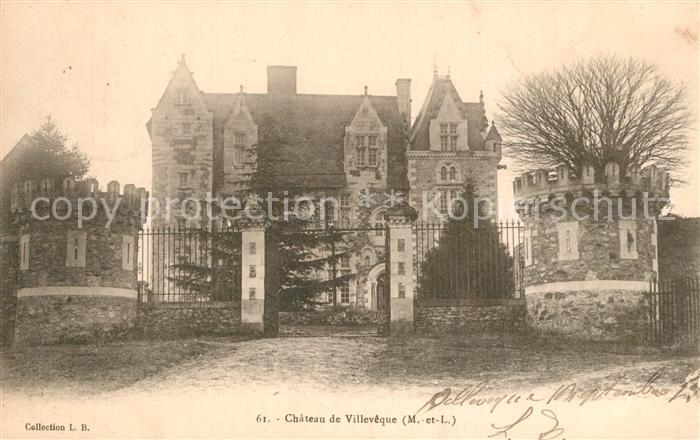 Villeveque Chateau Schloss