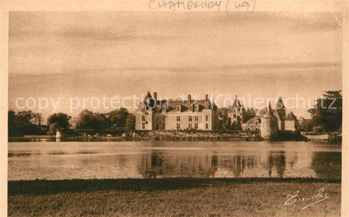 Chambellay Le Bois Montbourcher Chateau Schloss