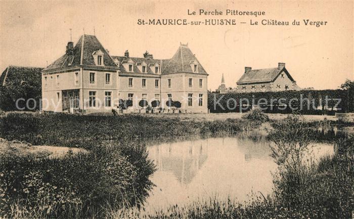 Saint-Maurice-sur-Huisne Chateau du Verger Etang