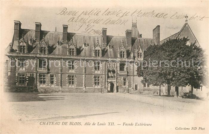 Blois 41 Chateau Aile de Louis XII Schloss