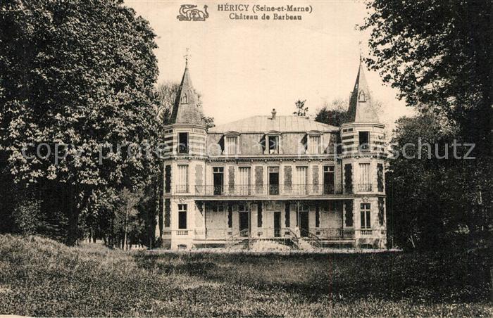 Hericy Chateau de Barbeau Schloss