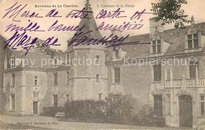 Lavenay Chateau de la Flotte Schloss