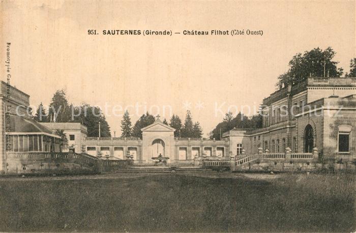 Sauternes Chateau Filhot Schloss