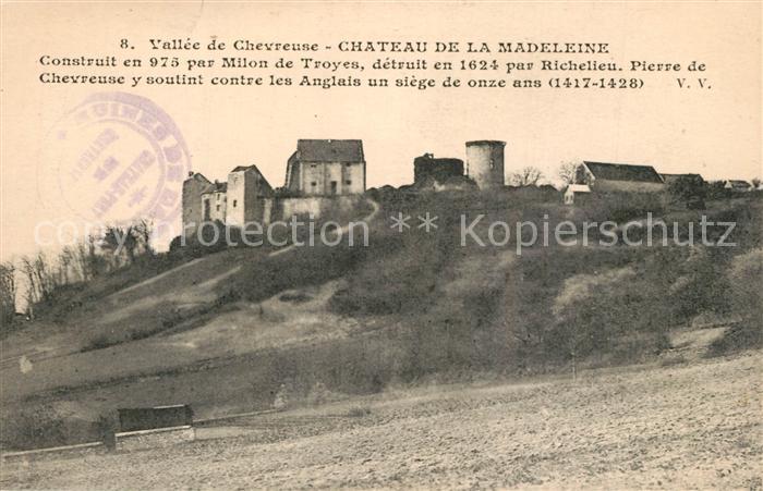 Chevreuse Chateau de la Madeleine Schloss