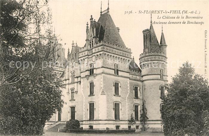 Saint-Florent-le-Vieil Chateau de la Baronnière ancienne demeure de Bonchamps