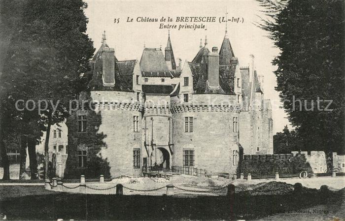 Missillac Chateau de la Brétesche Entrée principale
