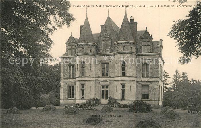 Villedieu en Beauce Chateau de la Verrerie Schloss