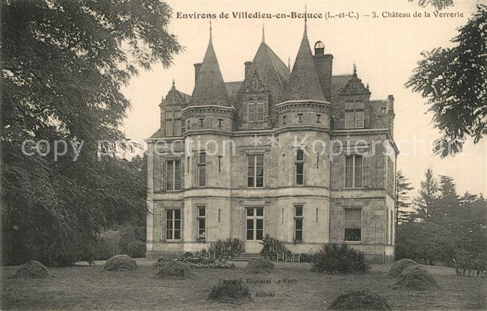Villedieu en Beauce Chateau de la Verrerie Schloss