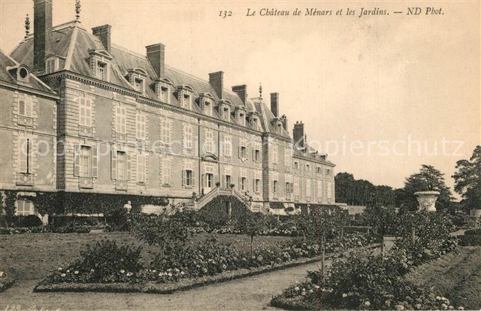Menars Chateau et les jardins Schloss