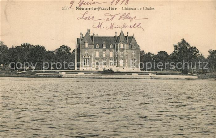 Nouan-le-Fuzelier Chateau de Chalès Schloss