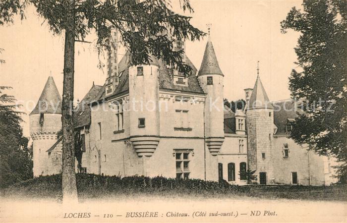 Loches Indre et Loire Chateau de la Bussière Schloss