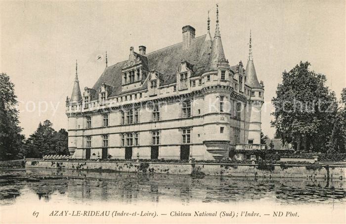 Azay-le-Rideau Chateau National Schloss