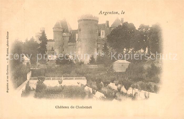 Argenton-sur-Creuse Chateau de Chabenet Schloss