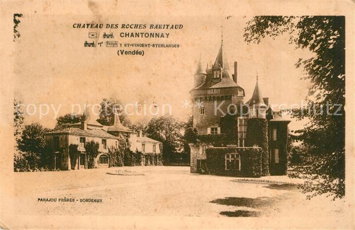 Chantonnay Chateau des Roches Baritaud Schloss