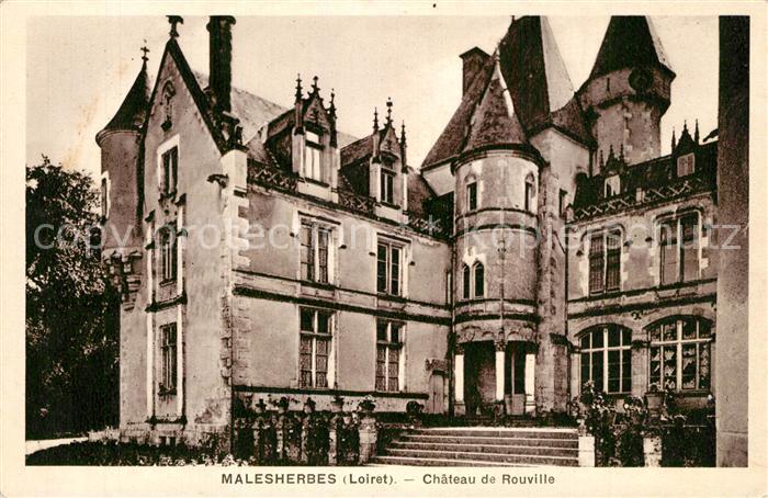 Malesherbes Chateau de Rouville Schloss