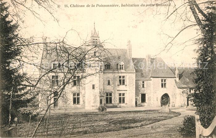 Couture-sur-Loir Chateau de la Poissonnière Schloss