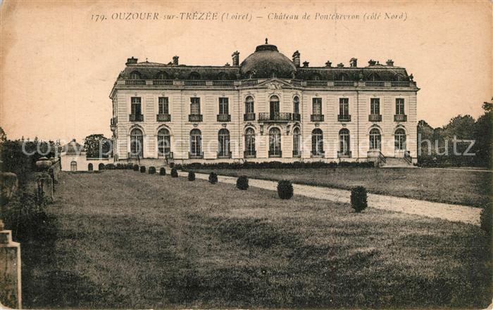 Ouzouer-sur-Trezee Chateau de Pontchevron Schloss