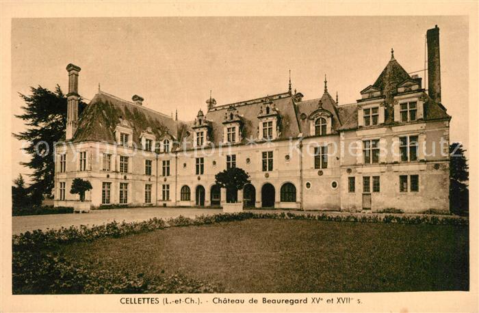 Cellettes Loir-et-Cher Chateau de Beauregard XVe et XVIIe siécle Schloss