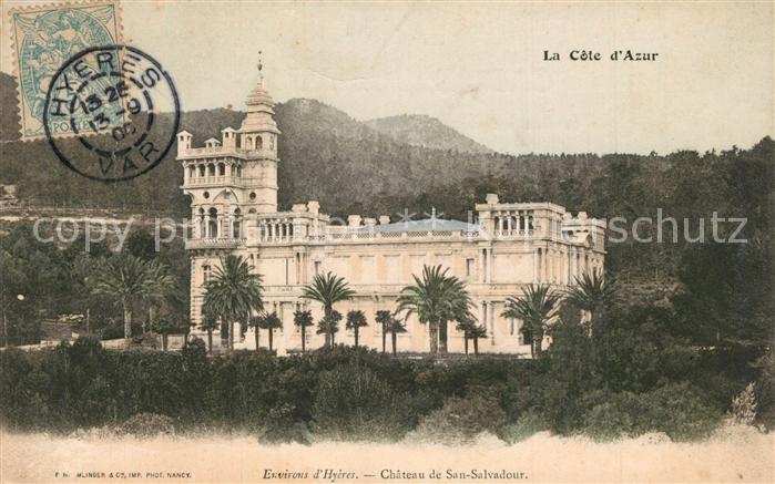 Hyeres les Palmiers Chateau de San Salvadour Schloss