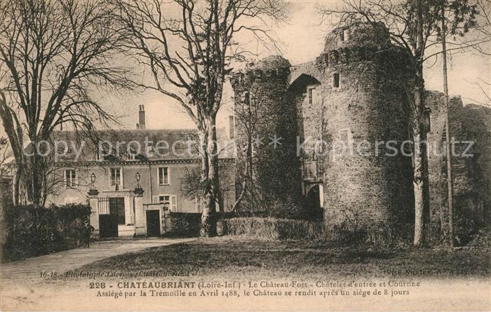 Chateaubriant Chateau Fort Schloss