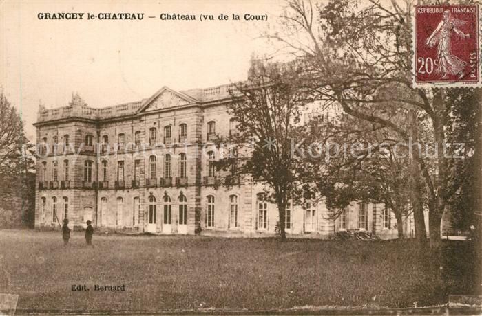 Grancey-le-Chateau-Neuvelle Chateau vu de la Cour Schloss