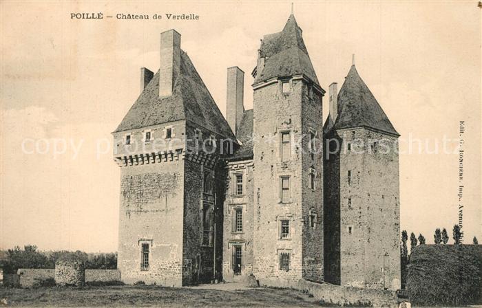 Poille-sur-Vegre Chateau de Verdelle Schloss