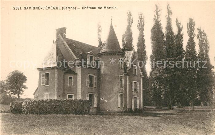 Savigne-l Eveque Chateau de Mortrie Schloss