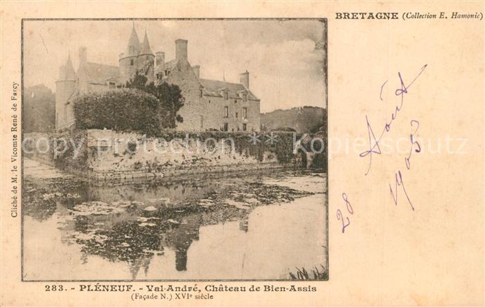 Pleneuf-Val-Andre Val André Chateau de la Bien Assis Schloss