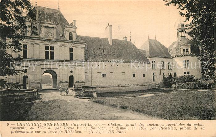 Champigny-sur-Veude Chateau Schloss