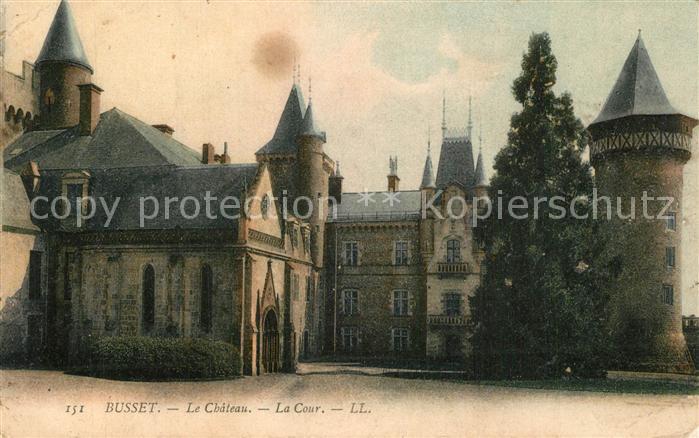Busset Chateau la Cour Schloss
