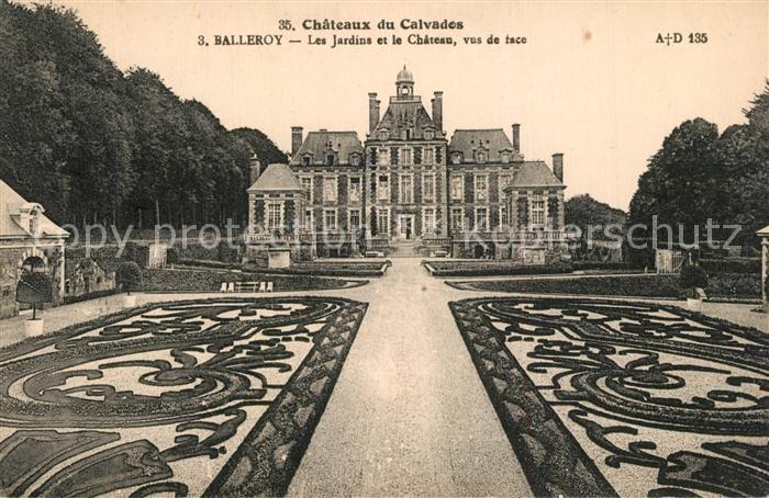 Balleroy Les jardins et le Chateau Schloss Park