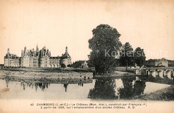 Chambord Blois Chateau Monument Historique Schloss