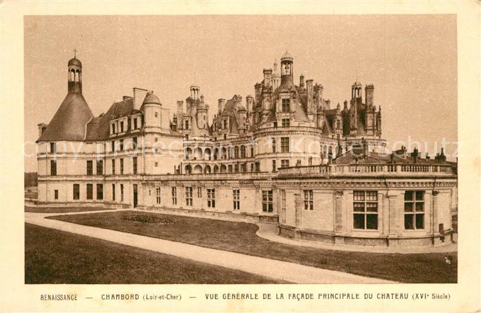 Chambord Blois Chateau Monument historique Renaissance Schloss