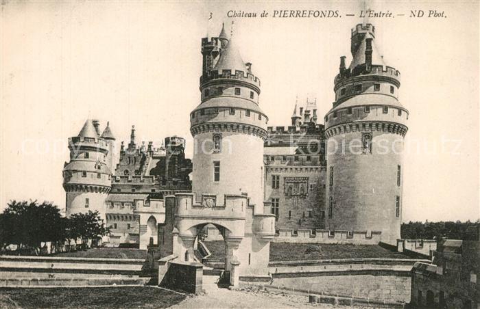 Pierrefonds Oise Chateau Entrée Schloss