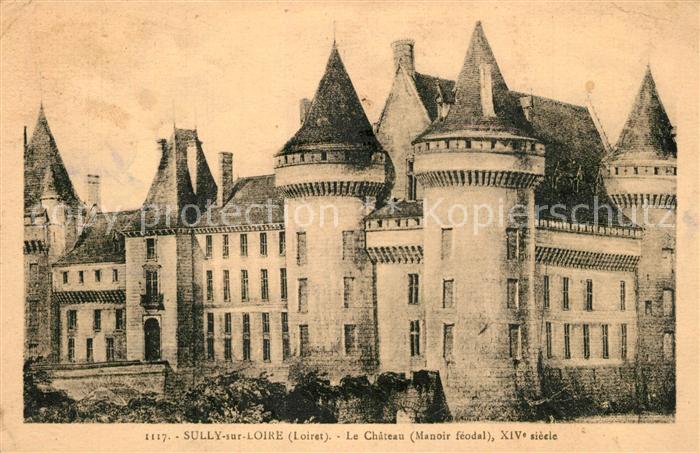 Sully-sur-Loire Chateau XIVe siécle Schloss