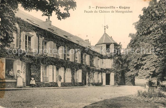 Franceville-Plage Facade du Chateau de Montguichet