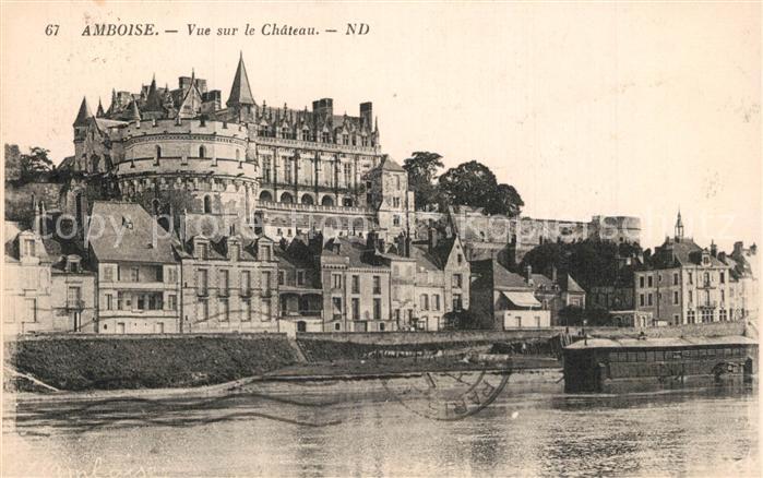 Amboise Vue sur le Chateau