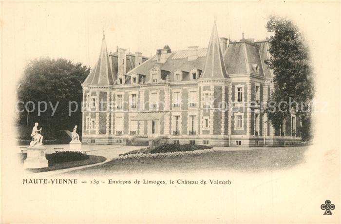 Limoges Haute Vienne Le Chateau de Valmath