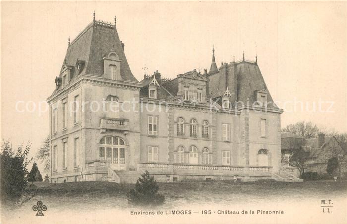 Limoges Haute Vienne Chateau de la Pinsonnie