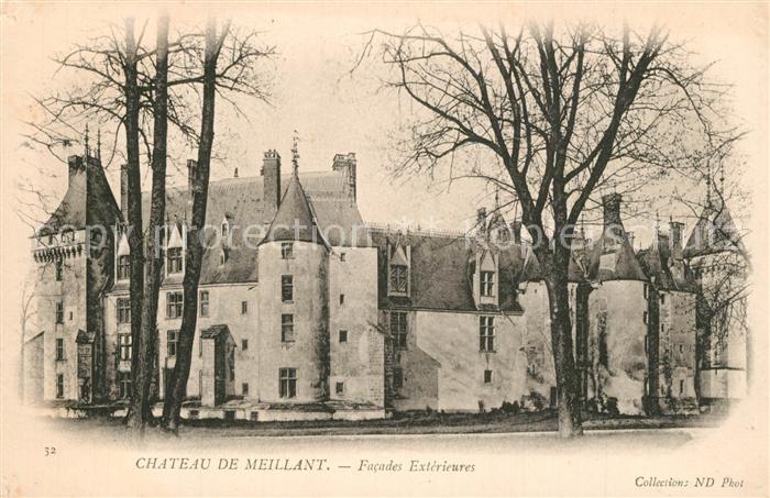 Meillant Chateau de Meillant Facades Exterieures