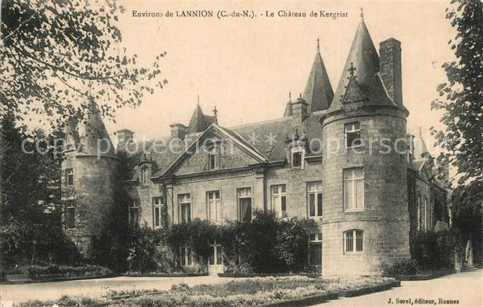 Lannion Le Chateau de Kergrist