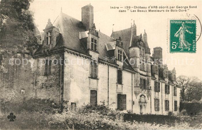 Indre Chateau d’Ars decrit par George Sand