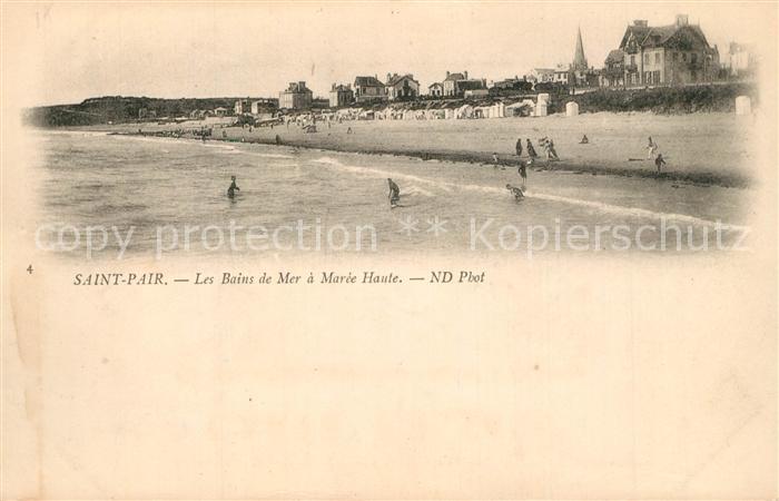 Saint-Pair Les Bains de Mer a Maree Haute