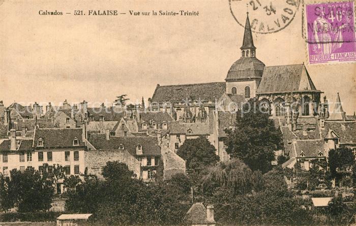 Falaise Calvados Vue sur la Sainte Trinite