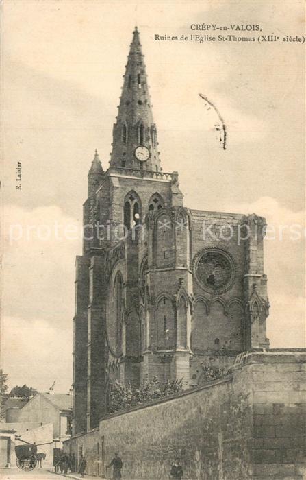 Crepy-en-Valois Ruines de l’Eglise St Thomas