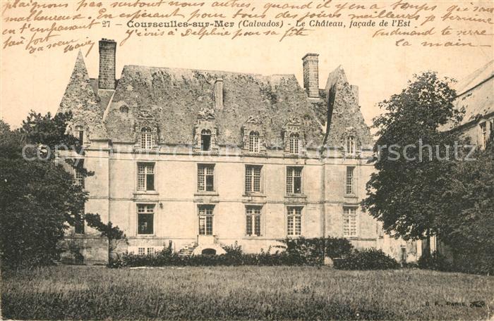 Courseulles-sur-Mer Le Chateau facade de l'Est
