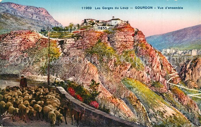 Gourdon Alpes-Maritimes Les Gorges du Loup Vue d ensemble