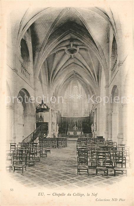 Eu 76 Chapelle du College la Nef